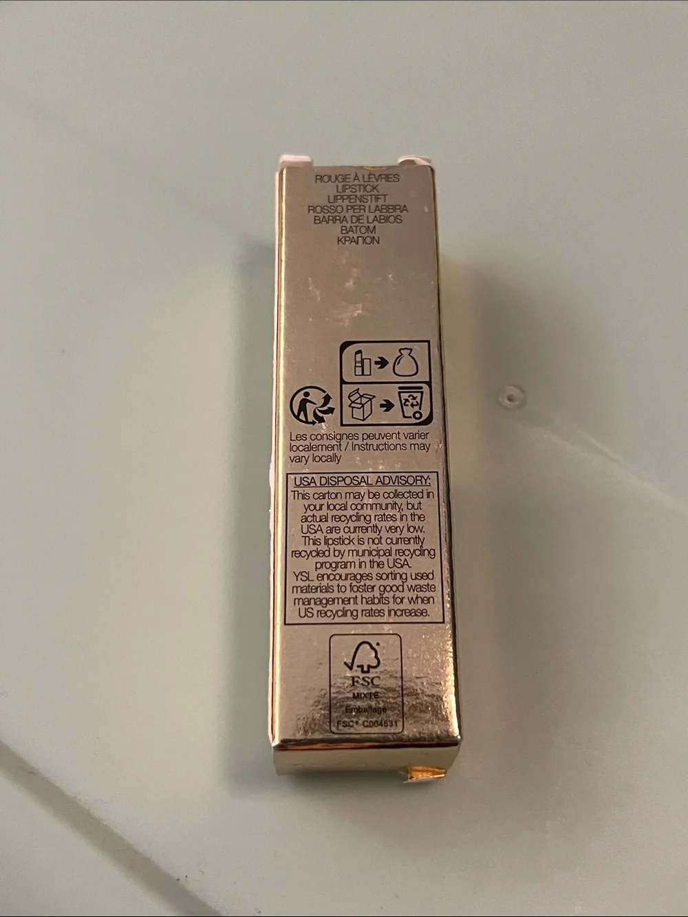 Yves Saint Laurent The Bold Rouge Pur Couture Lipstick - 21 (Gold Packaging)